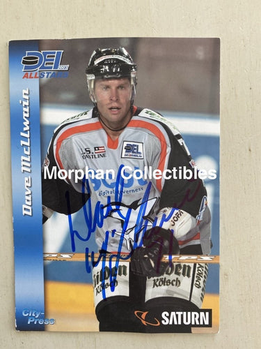 Dave Mcllwain - Autographed Card German League #1