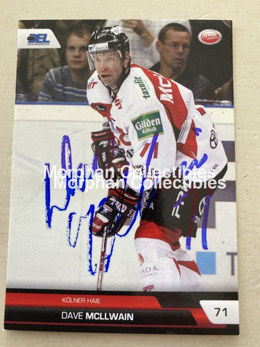 Dave Mcllwain Hockey Cards German League #2 Card