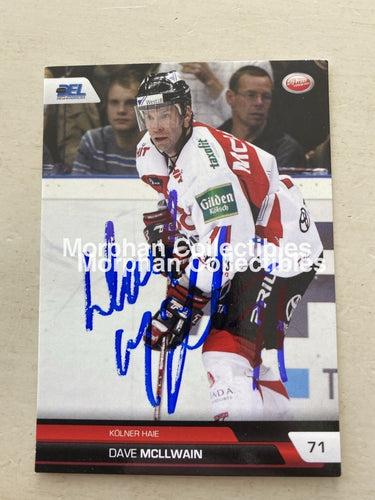 Dave Mcllwain Hockey Cards German League #3 Card