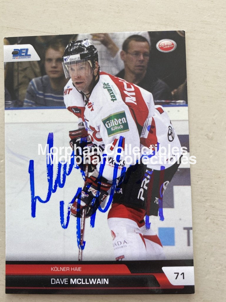 Dave Mcllwain Hockey Cards German League #5 Card