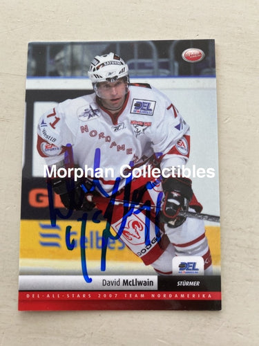 Dave Mcllwain Hockey Cards German League #6 Card