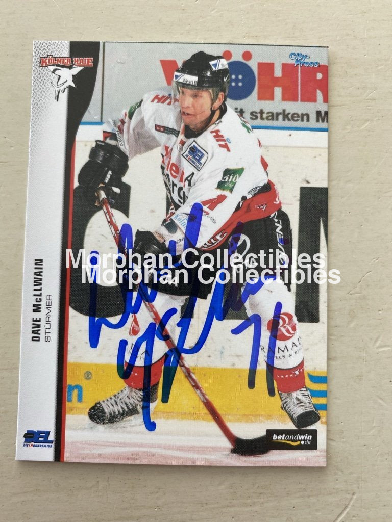 Dave Mcllwain Hockey Cards German League #7 Card