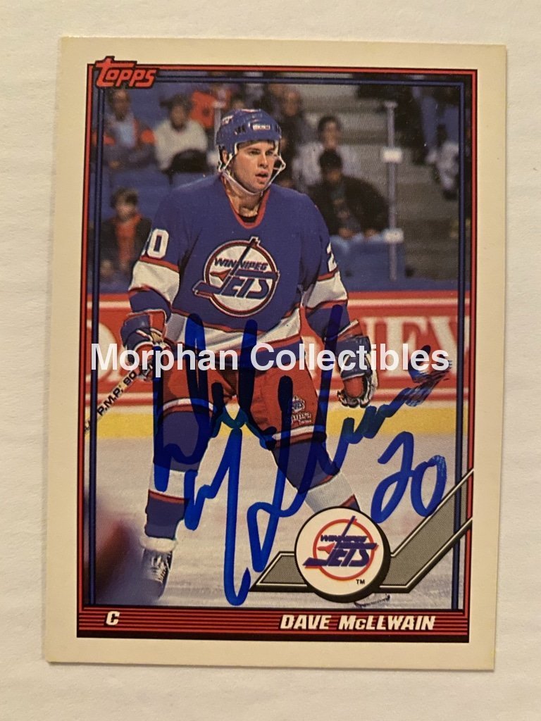 Dave Mcllwain - Autographed Card 1991-92 Topps #1