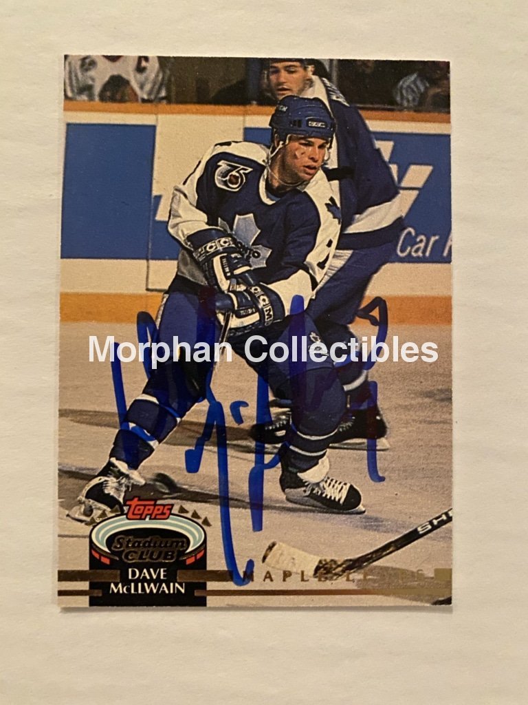 Dave Mcllwain - Autographed Card 1992-93 Stadium#1