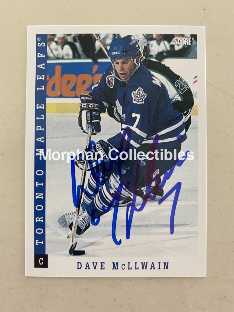Dave Mcllwain - Autographed Card 1993-94 Score