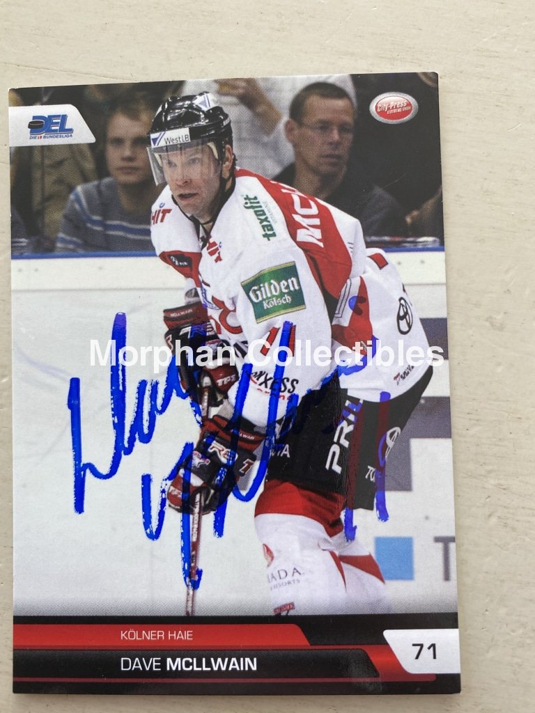 Dave Mcllwain Hockey Cards German League #5 Card