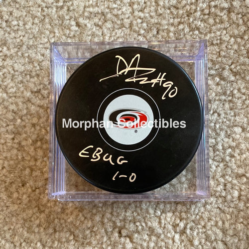 David Ayres - Autographed Carolina Hurricanes Puck