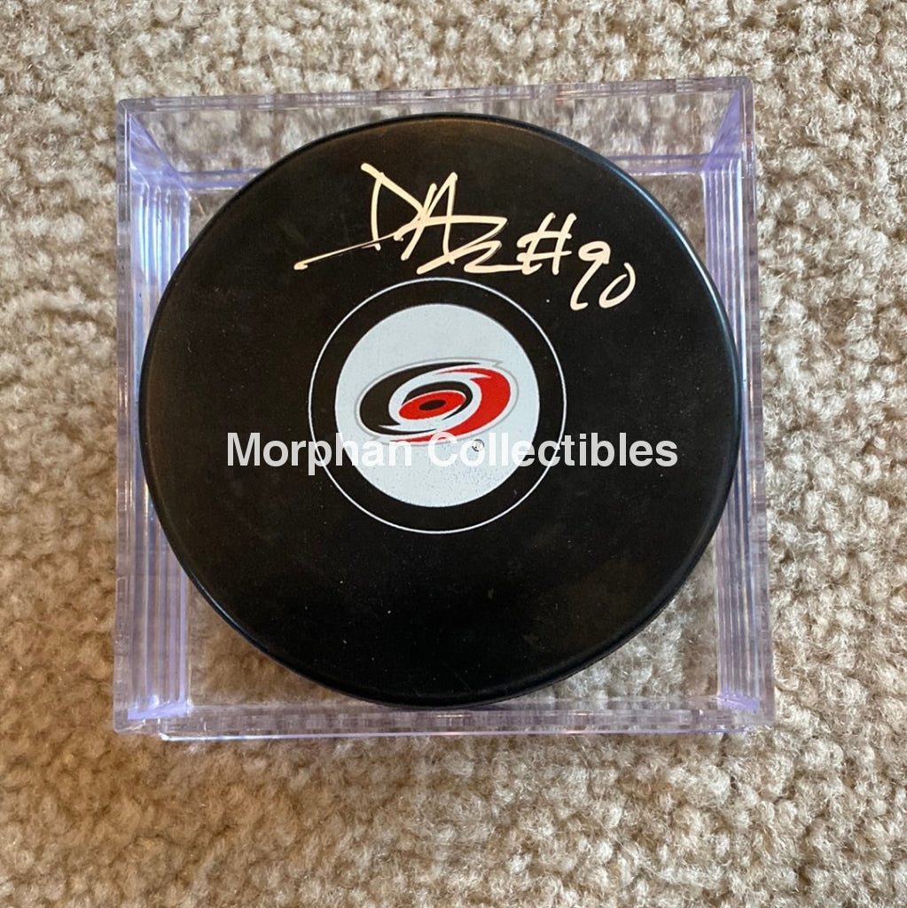 David Ayres - Autographed Carolina Hurricanes Puck