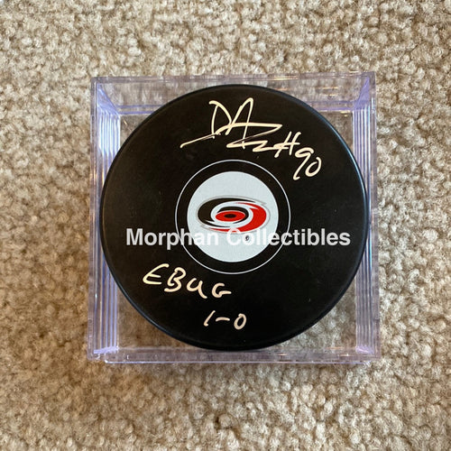 David Ayres - Autographed Carolina Hurricanes Puck