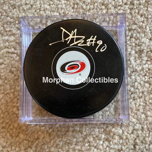 David Ayres - Autographed Carolina Hurricanes Puck