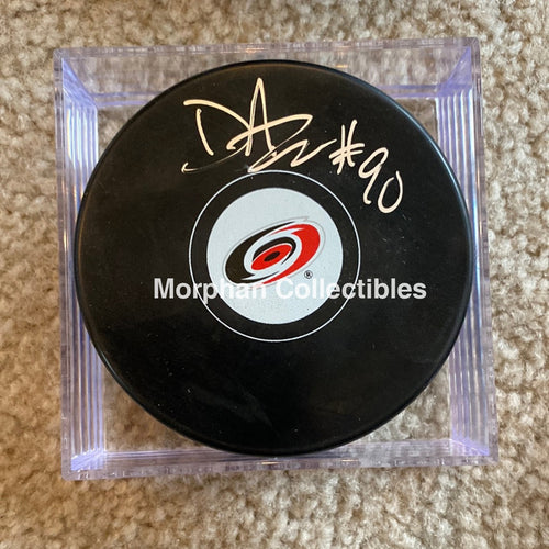 David Ayres - Autographed Carolina Hurricanes Puck