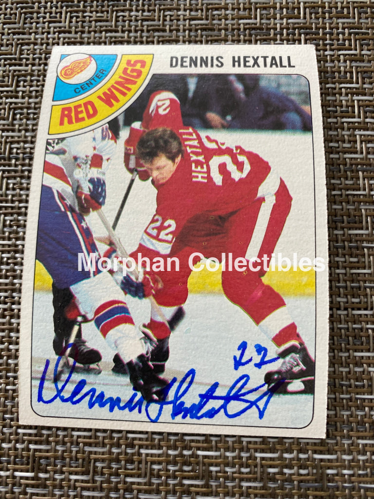 Dennis Hextall - Autographed Card 1978/79 Topps