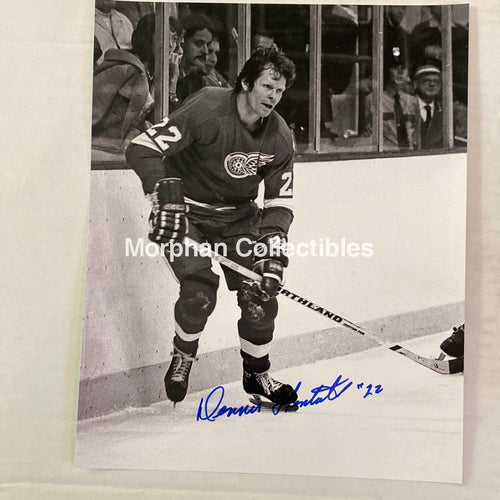 Dennis Hextall - Autographed Detroit Red Wings 8X10 Photo