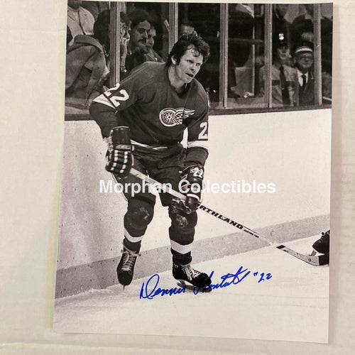 Dennis Hextall - Autographed Detroit Red Wings 8X10 Photo