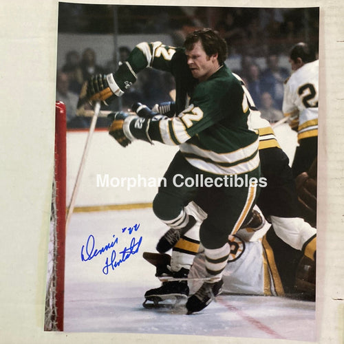 Dennis Hextall - Autographed Minnesota North Stars 8X10 Photo