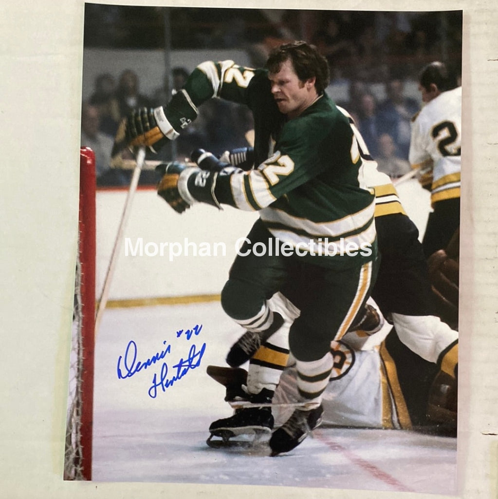 Dennis Hextall - Autographed Minnesota North Stars 8X10 Photo