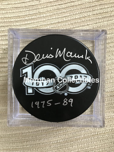 Dennis Maruk - Autographed 100 Centennial Puck