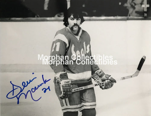 Dennis Maruk - Autographed 8X10 Photo California Seals #1