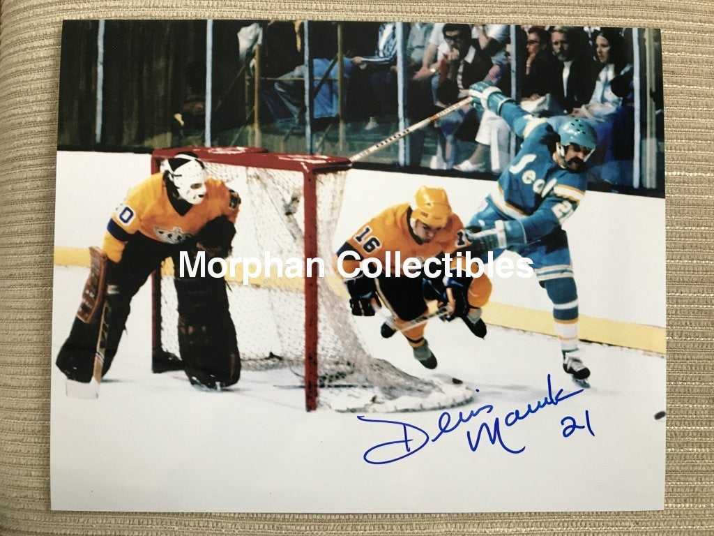 Dennis Maruk - Autographed 8X10 Photo California Seals #3