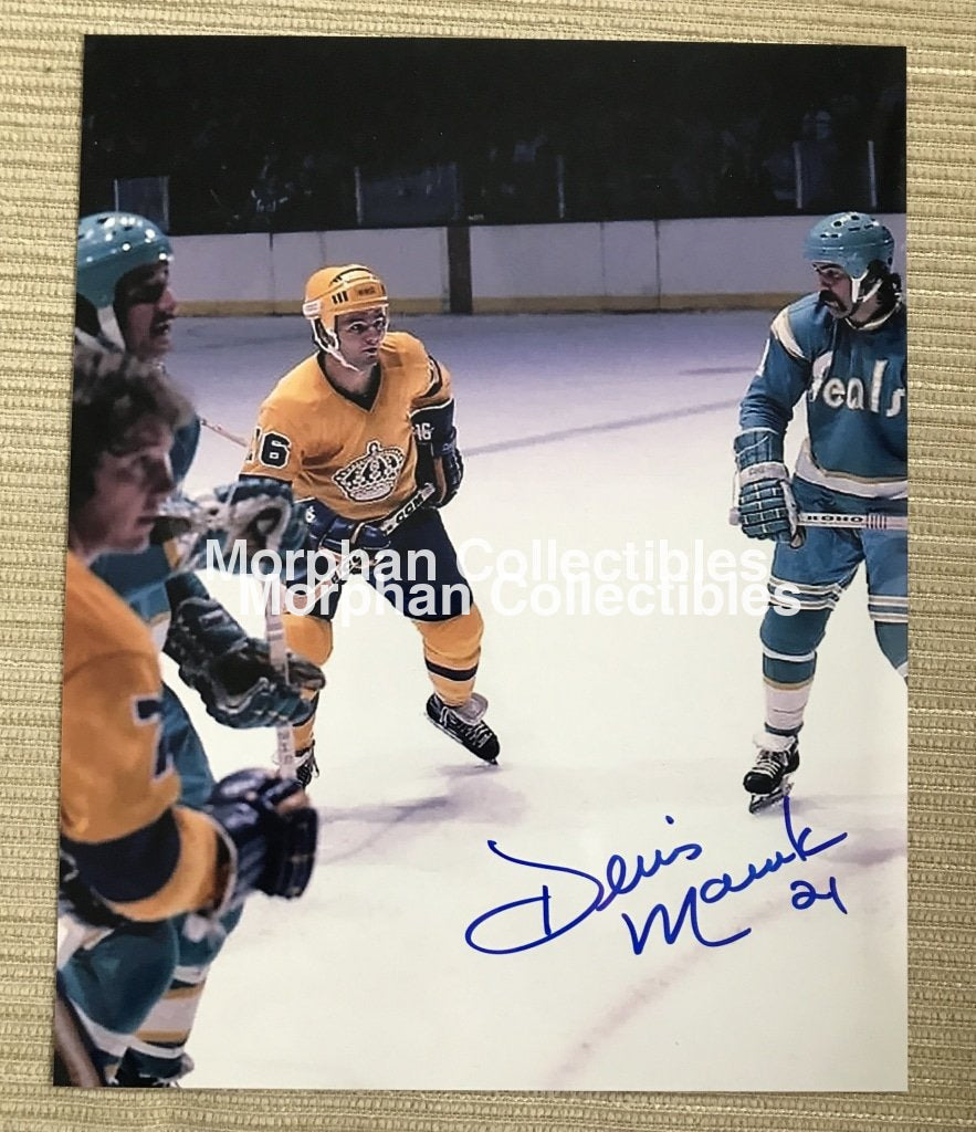 Dennis Maruk - Autographed 8X10 Photo California Seals B&w With Dionne