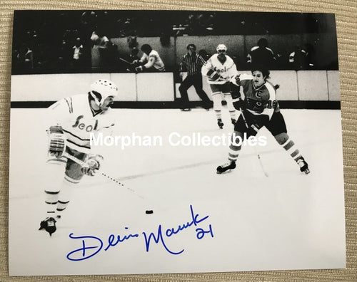 Dennis Maruk - Autographed 8X10 Photo California Seals With Clark