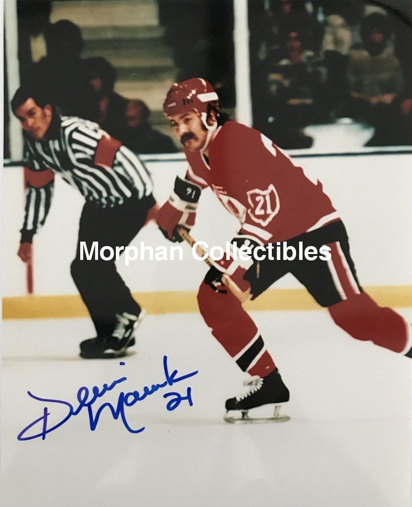 Dennis Maruk - Autographed 8X10 Photo Cleveland Barons #1