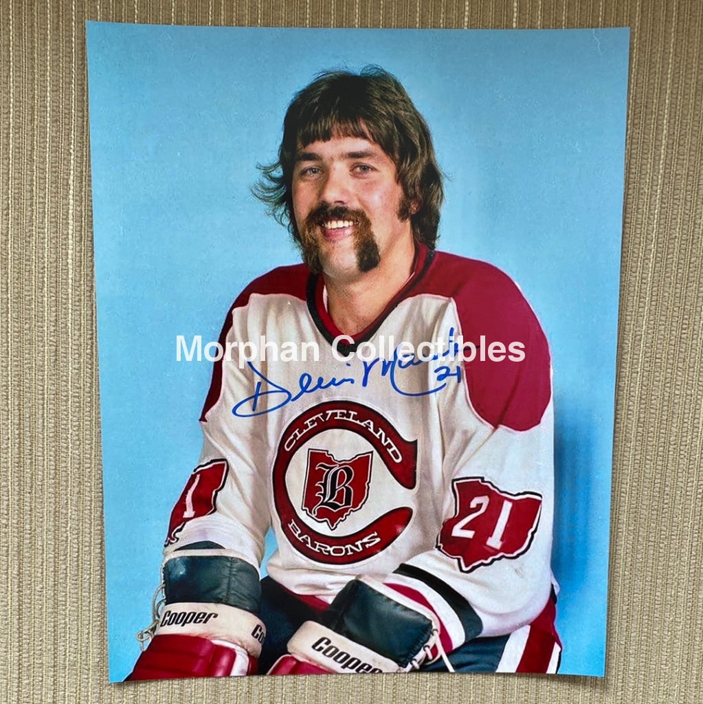 Dennis Maruk - Autographed 8X10 Photo Cleveland Barons #1