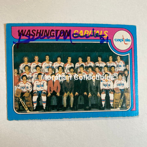 Dennis Maruk - Autographed Card 1979/80 Opc Team