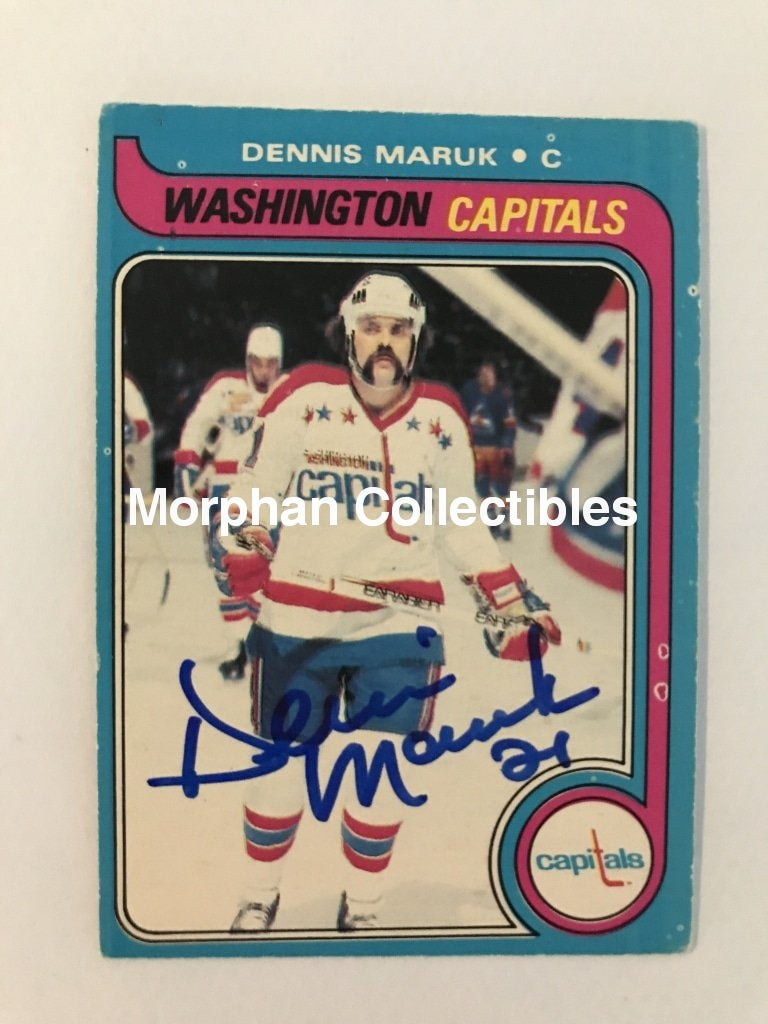 Dennis Maruk Autographed Cards 1979/80 Opc #2 Card