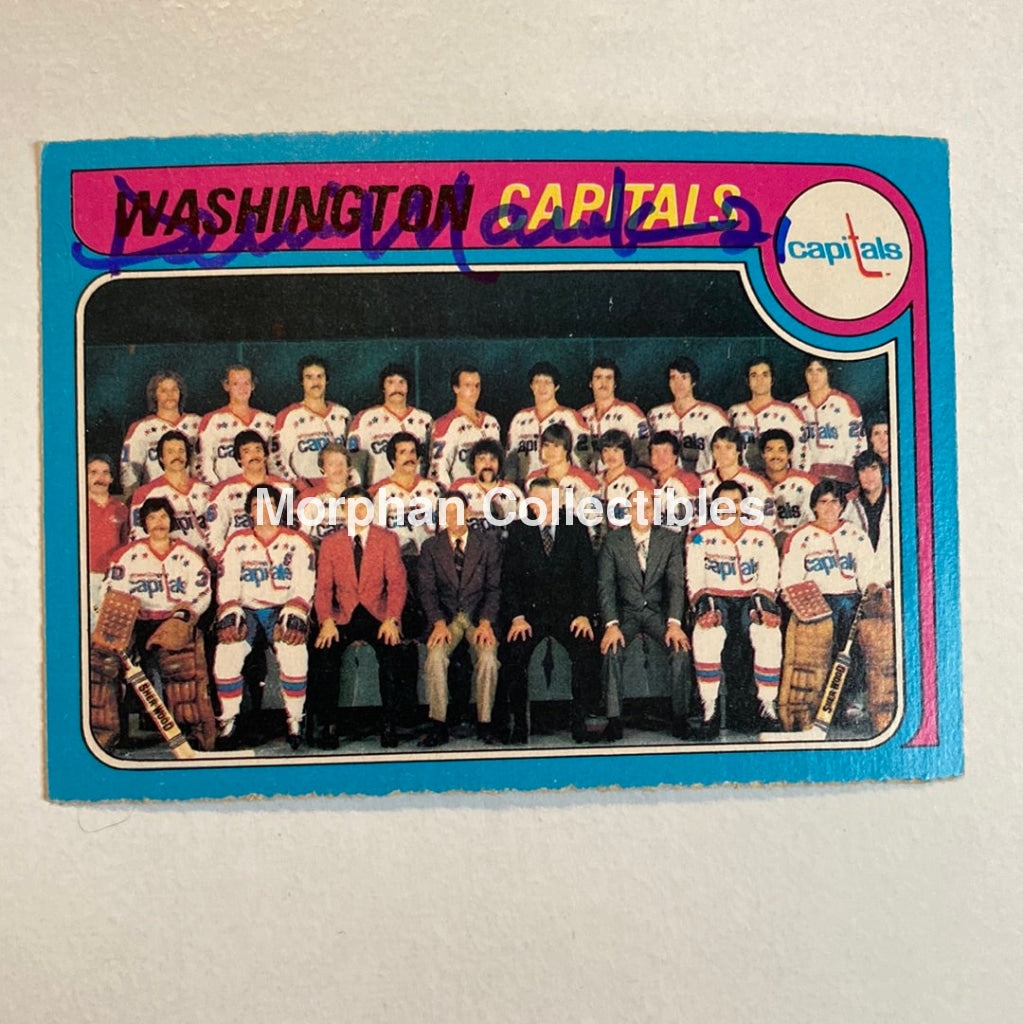 Dennis Maruk - Autographed Card 1979/80 Opc Team