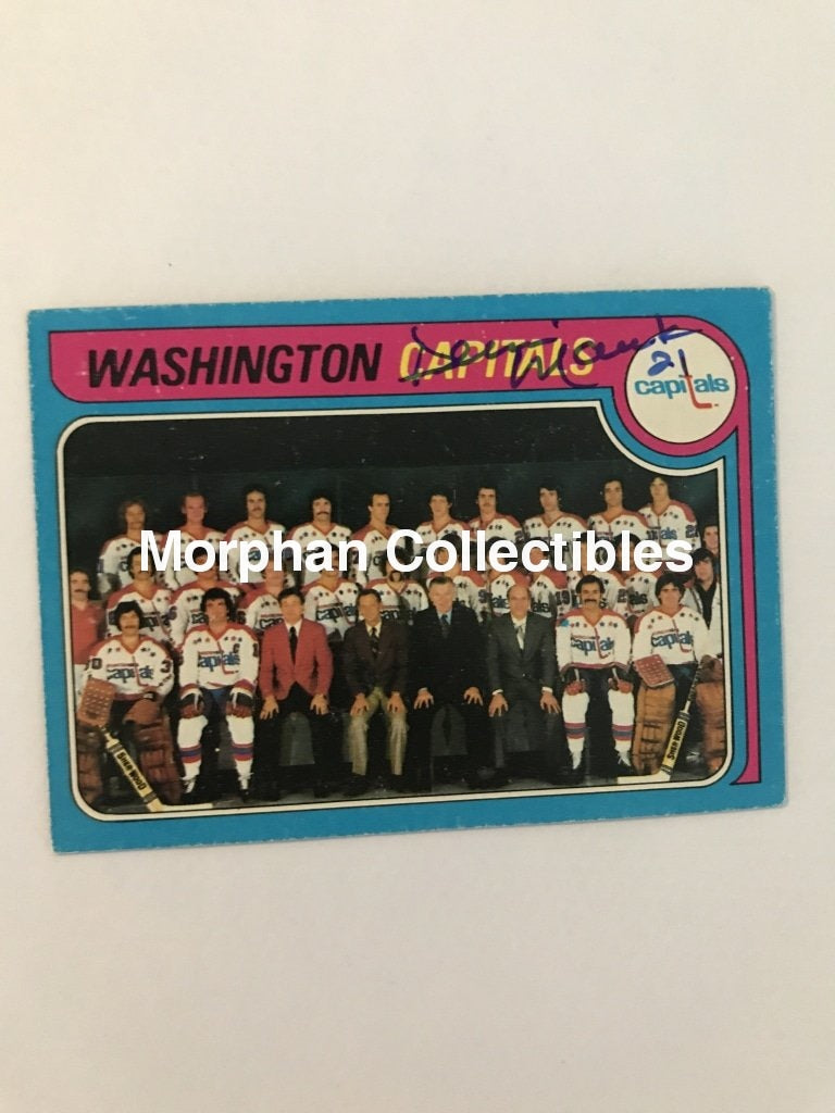 Dennis Maruk - Autographed Card 1979/80 Topps Team