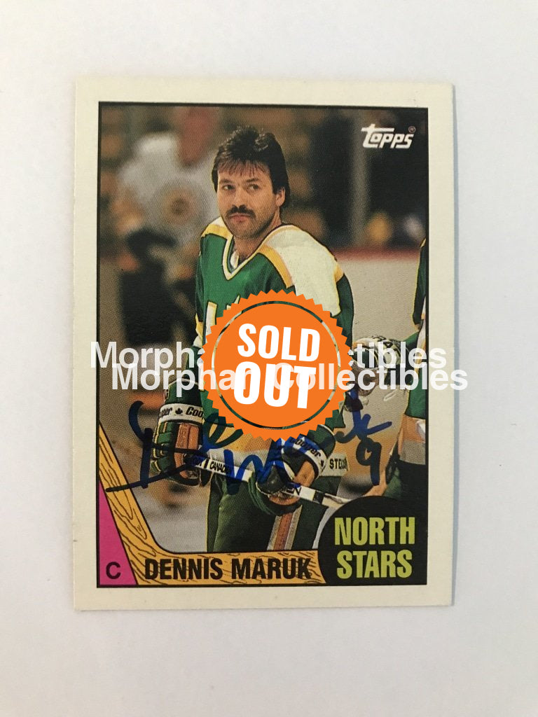 Dennis Maruk - Autographed Card 1987/88 Topps