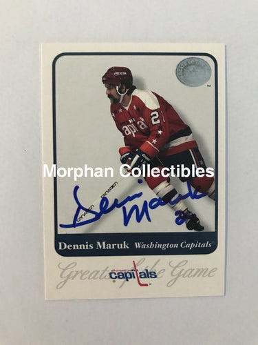 Dennis Maruk - Autographed Card 2001 Gotg #1