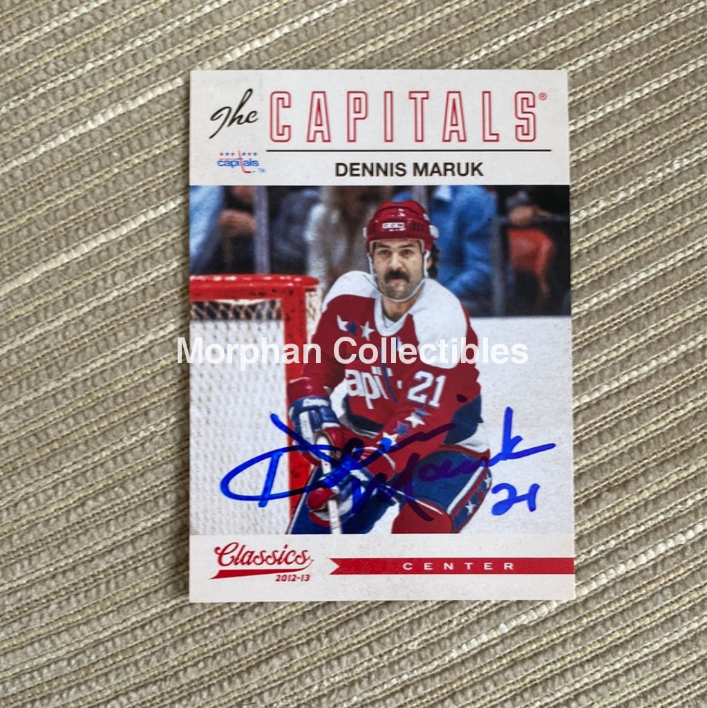 Dennis Maruk - Autographed Card 2012-13 Panini