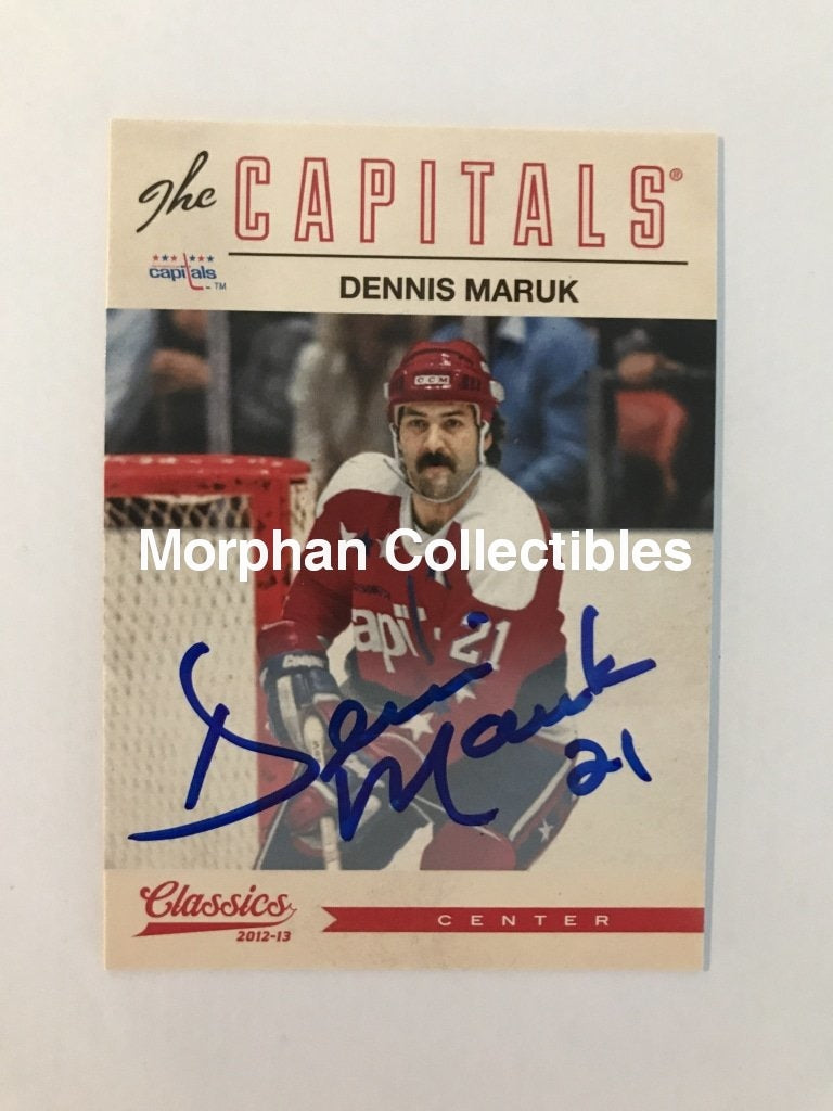 Dennis Maruk - Autographed Card 2012/12 Classics Certified