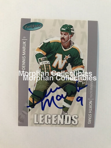 Dennis Maruk - Autographed Card Parkhurst Custom No Back
