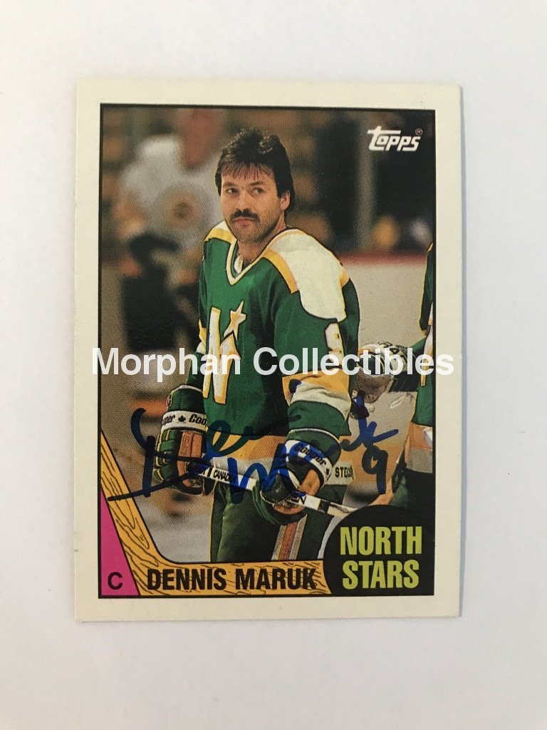 Dennis Maruk - Autographed Card 1987/88 Topps