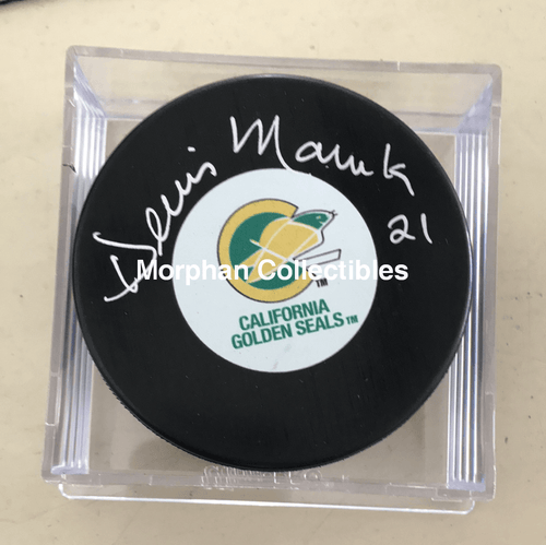 Dennis Maruk - Autographed California Seals Puck