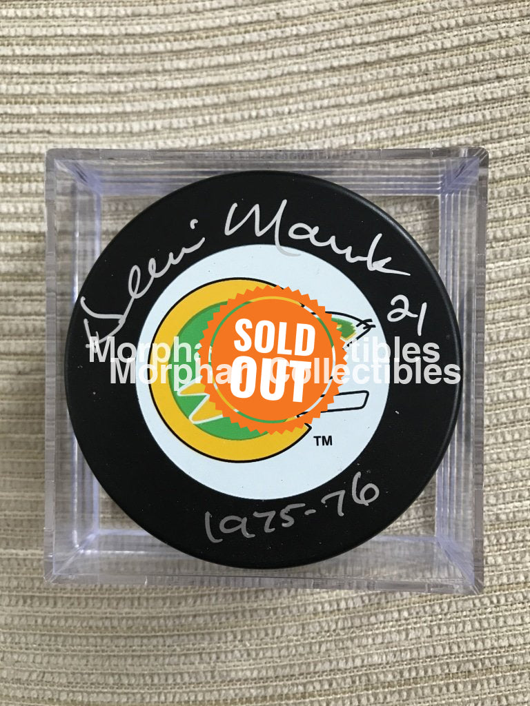 Dennis Maruk - Autographed California Seals Puck