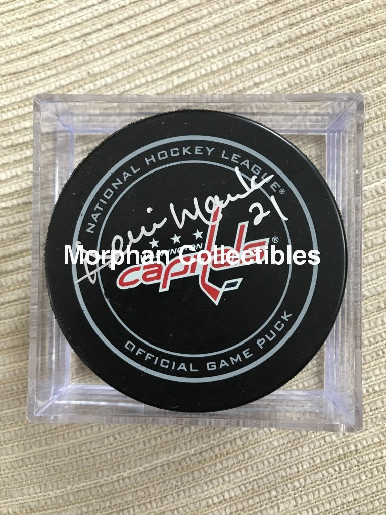 Dennis Maruk - Autographed Washington Puck