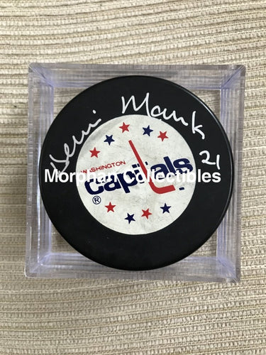 Dennis Maruk - Autographed Washington Puck