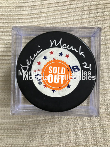 Dennis Maruk - Autographed Washington Puck