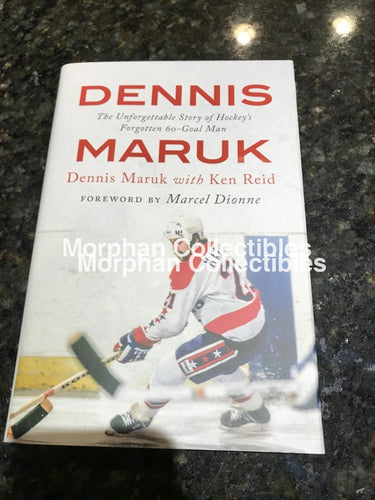 Dennis Maruk Book With Inscriptions Signed Puck