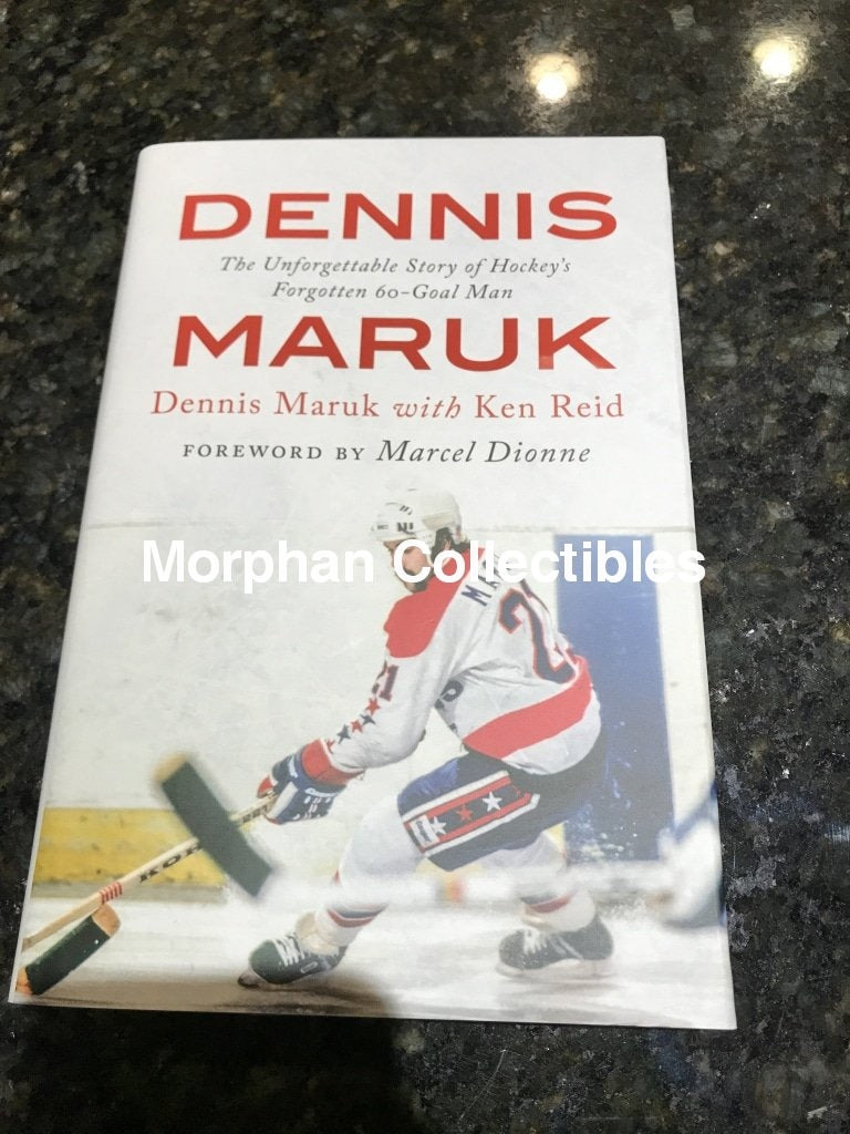 Dennis Maruk Book With Inscriptions Signed Puck