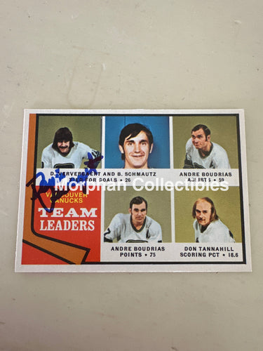 Dennis Ververgaert - Autographed Card - 1978-79 OPC Card