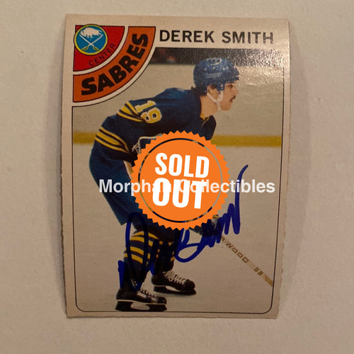 Derek Smith - Autographed Card Opc 1978-79