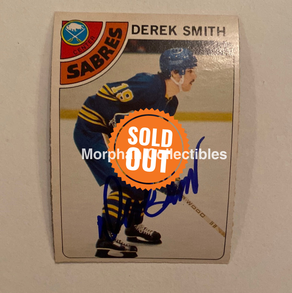 Derek Smith - Autographed Card Opc 1978-79