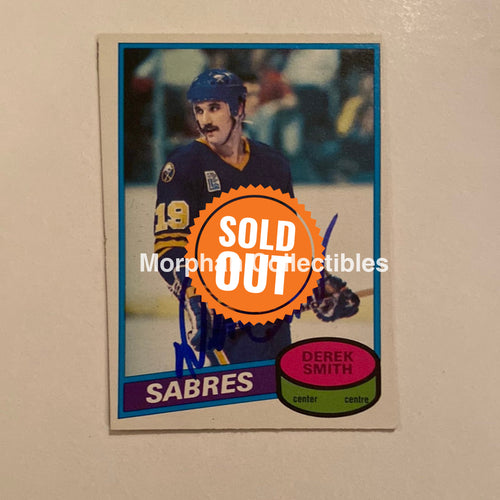 Derek Smith - Autographed Card Opc 1980-81