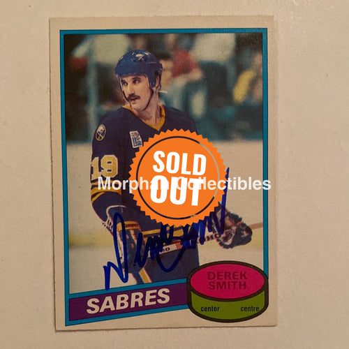 Derek Smith - Autographed Card Opc 1980-81