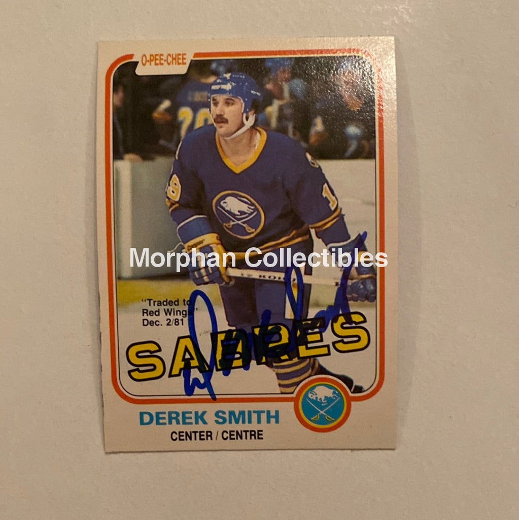 Derek Smith - Autographed Card Opc 1981-82